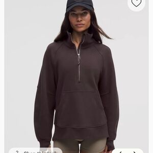 lululemon Scuba Oversized Funnel Neck Half Zip Long Sweatshirt